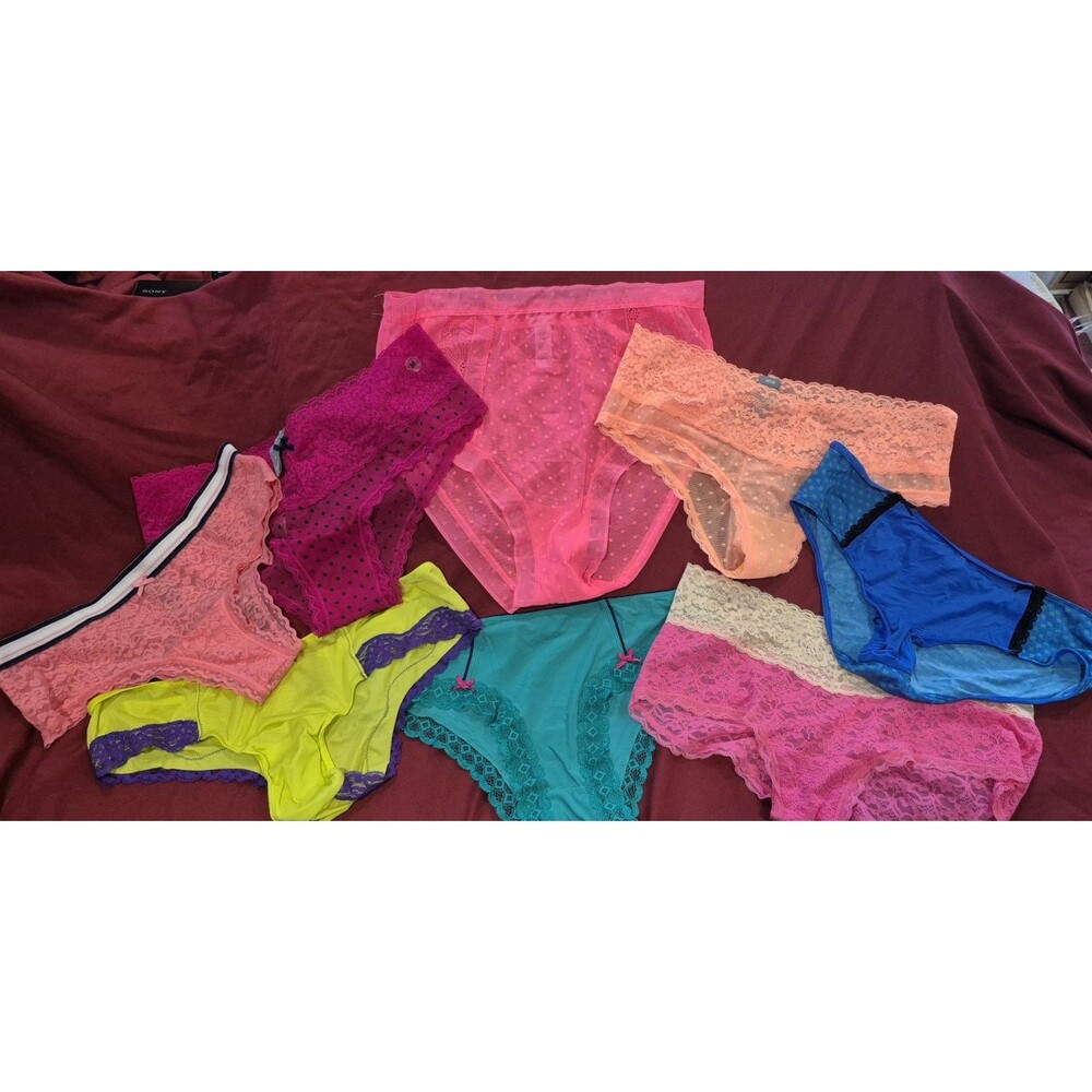 NWOT 8 Pair Of Arie Size Medium Panties  Lace Bikini Underwear Panty New